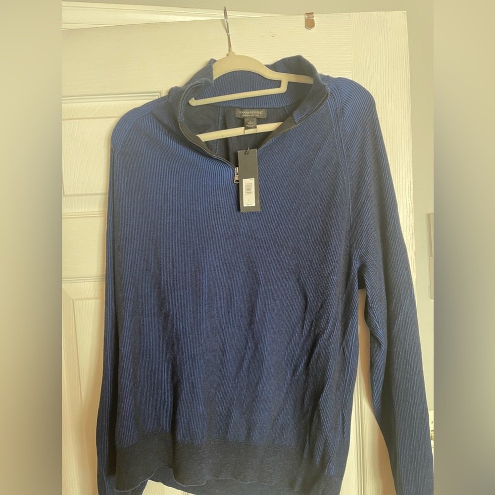 Banana Republic Sweater Large NWT Blue
